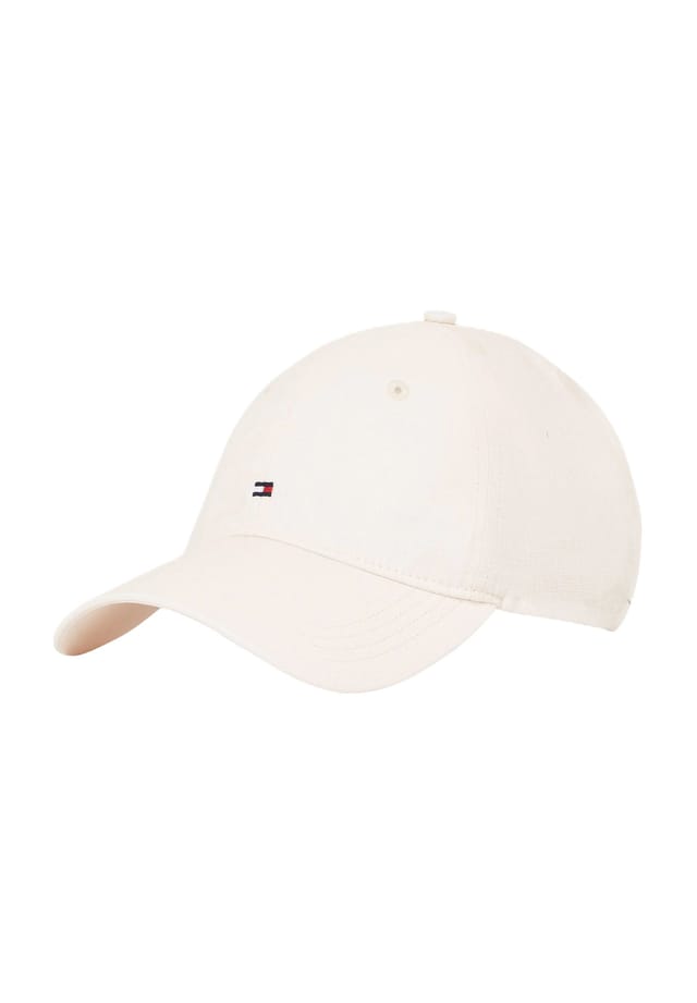

Льняная кепка с вышитым логотипом Tommy Hilfiger, цвет aa8 sugarcane