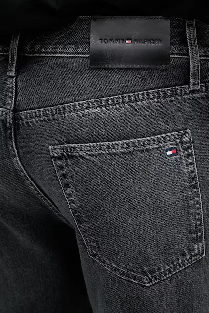 Джинсы прямого кроя прямого кроя Tommy Hilfiger, черный — фото 4