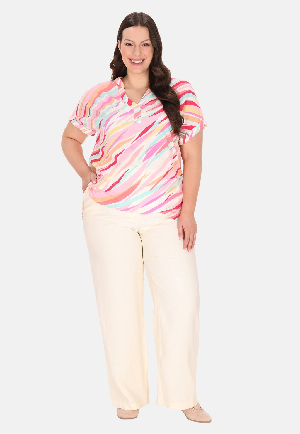 

Блуза PLUS SIZE usha, мультиколор