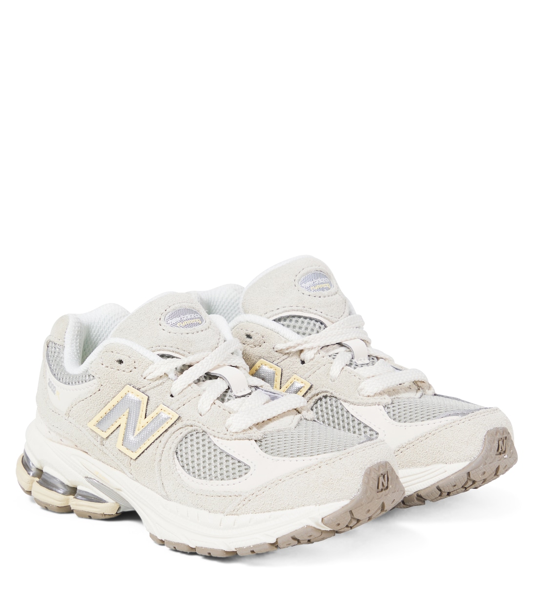 

2002 Детские кожаные кроссовки с сетчатыми вставками New Balance Kids, Shipyard