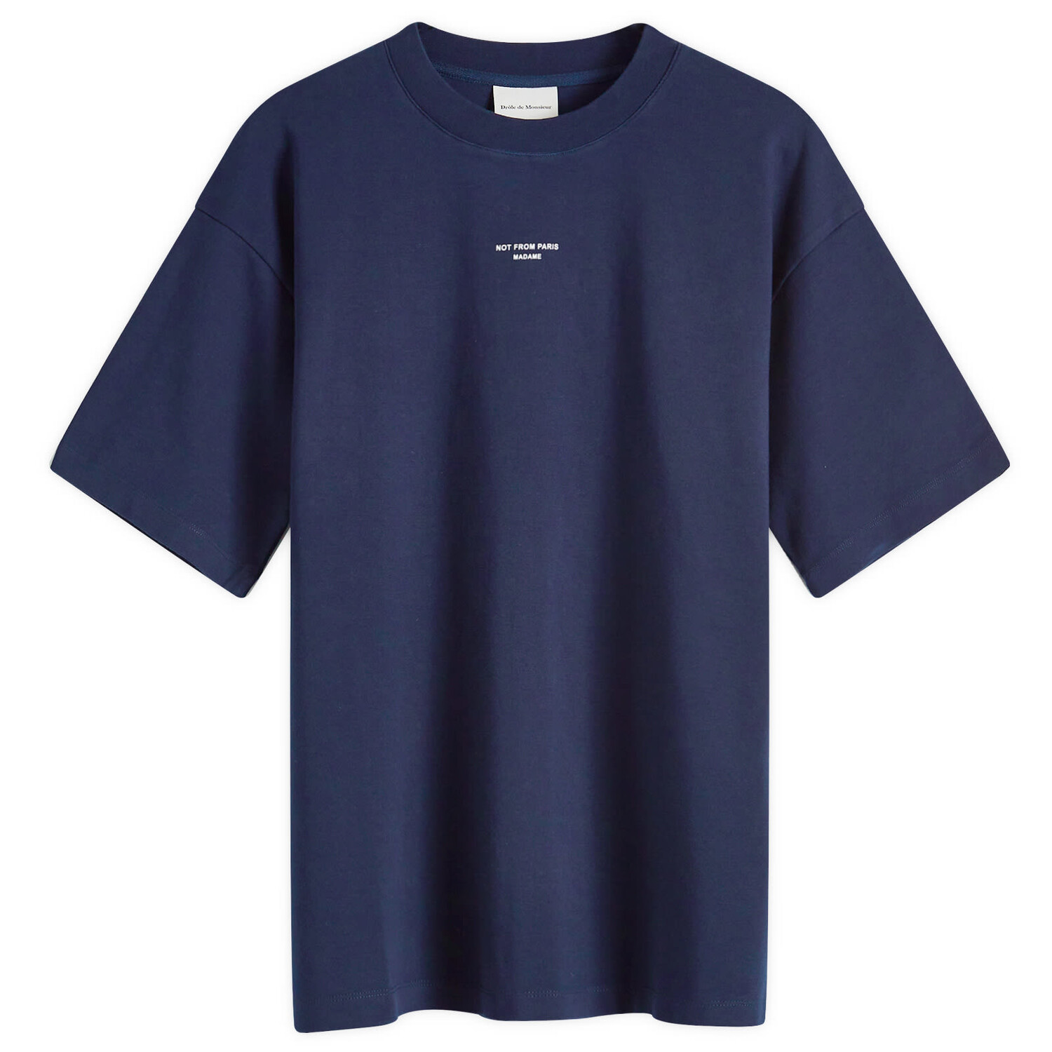 

Футболка Drôle De Monsieur Not From Paris Madame Classic T-Shirt, темно-синий