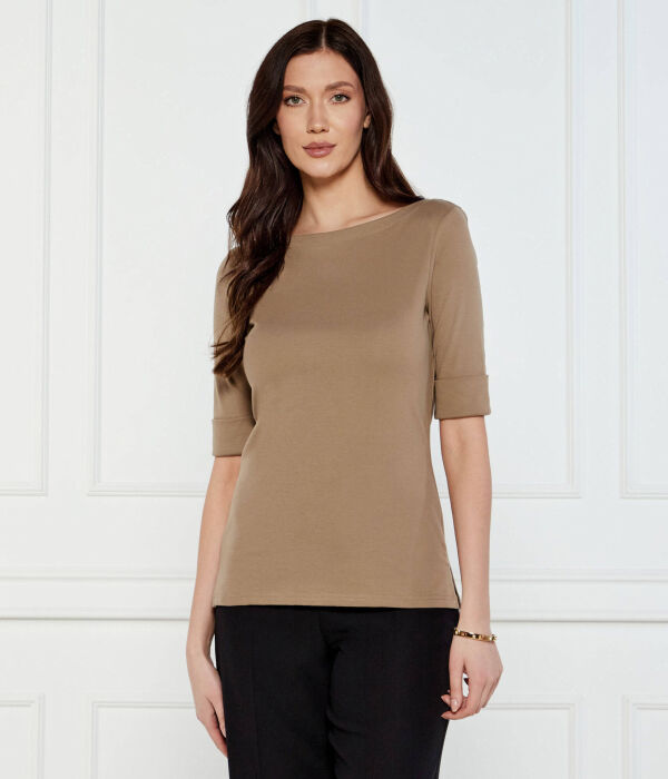 

Блуза Regular fit Lauren Ralph Lauren, коричневый