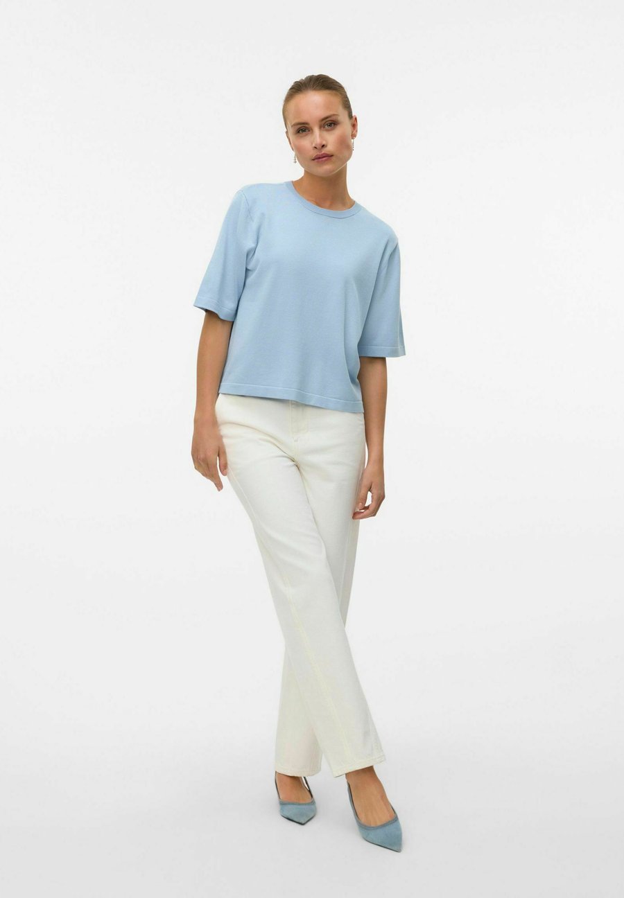 

Футболка Vero Moda Basic T-shirt, Cashmere Blue/Light Blue