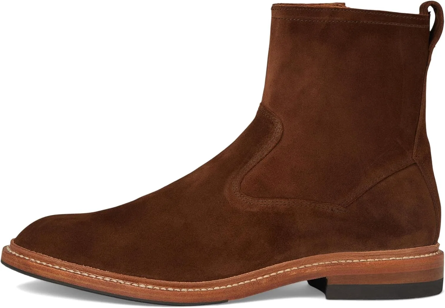 Ботинки Western Allen Edmonds, замша табачного цвета — фото 4