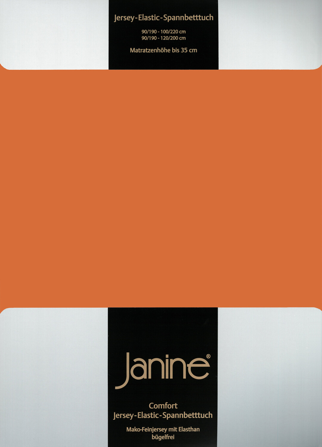 

Простыня Janine Elastic Jersey, цвет rost orange