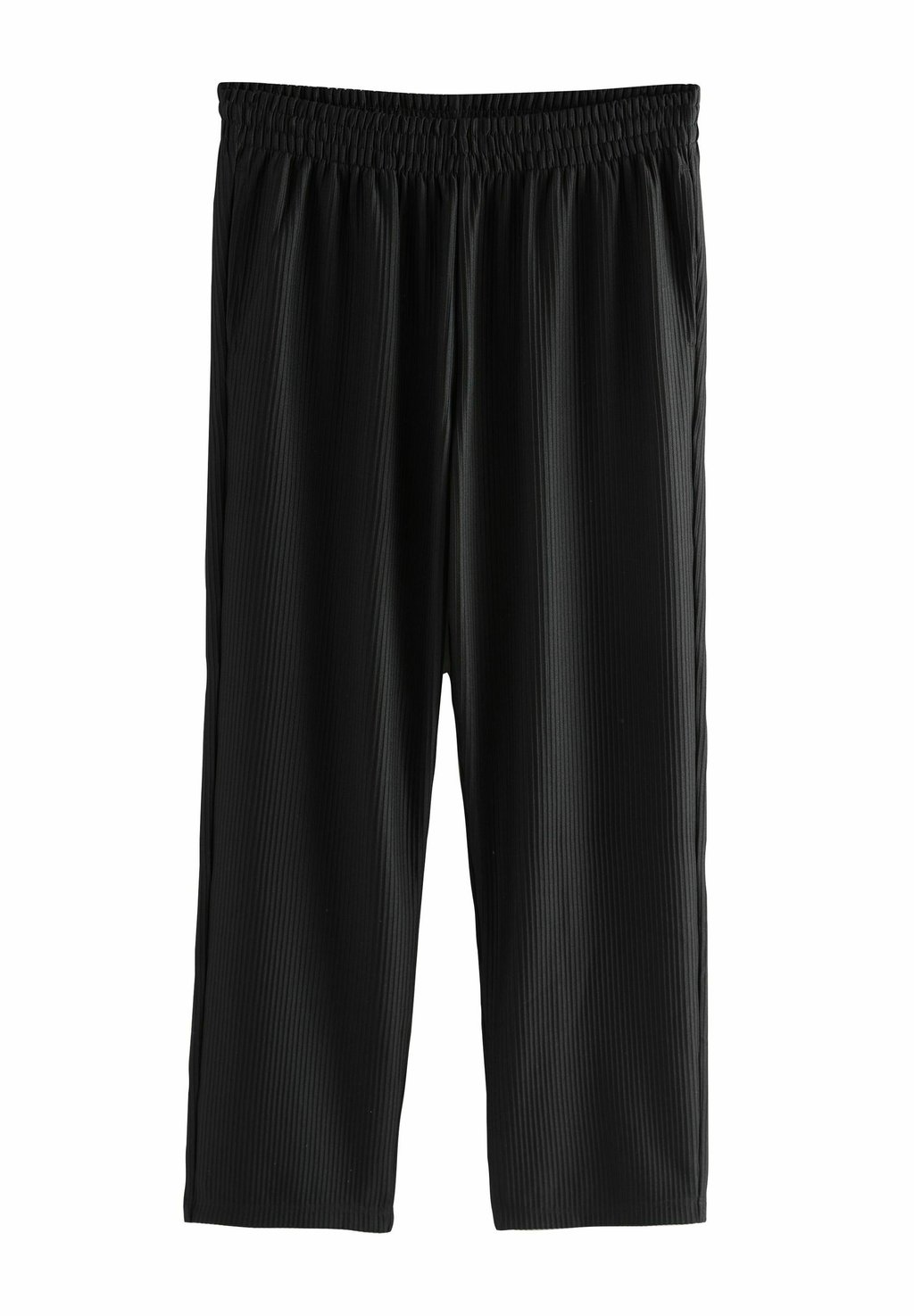 

Брюки REGULAR FIT - PLISSE STRAIGHT LEG JOGGERS Next, черный