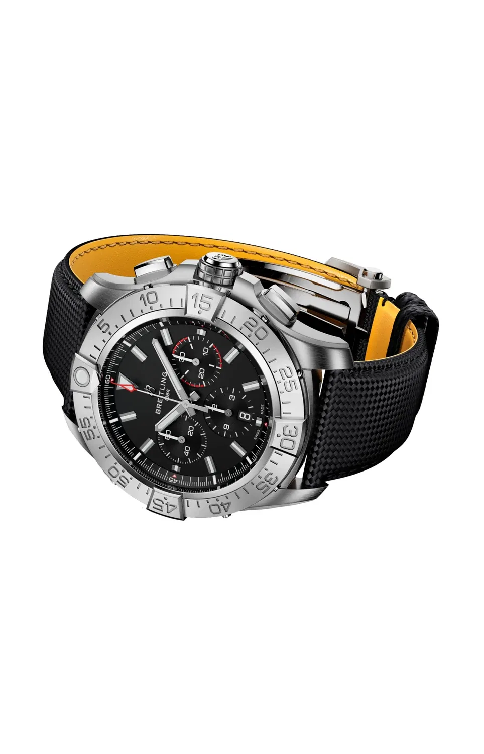 СУПЕР АВЕНДЖЕР B01 ХРОНОГРАФ 46 - EB0148101B1X1 BREITLING, серебряный — фото 4