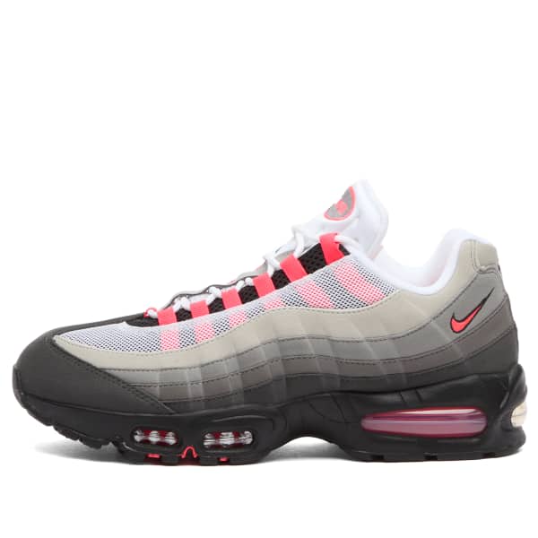 

Кроссовки Air Max 95 с большими пузырями Nike, Black, Solar Red & Dust Granite