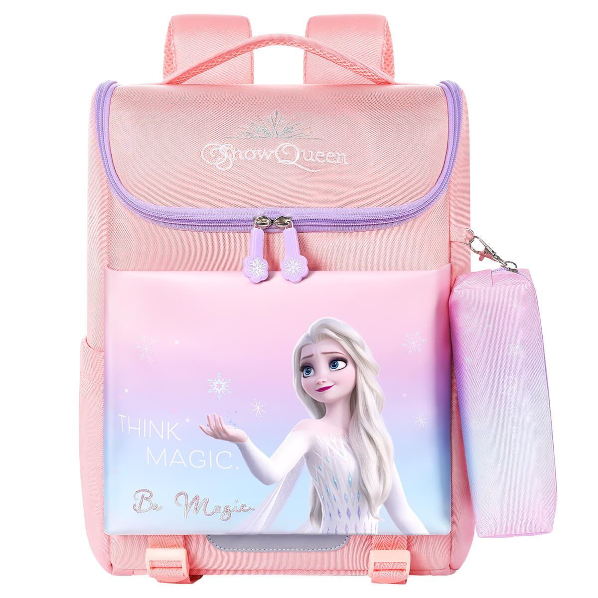 

Disney Детский рюкзак с жесткой спинкой большой розово-фиолетовый, Icy Snow Princess Pink