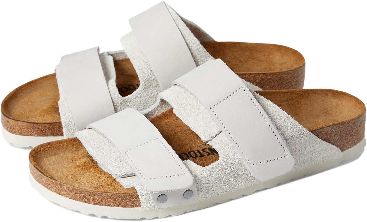 

Сандалии на плоской подошве Uji - Nubuck/Suede (Women) Birkenstock, белый