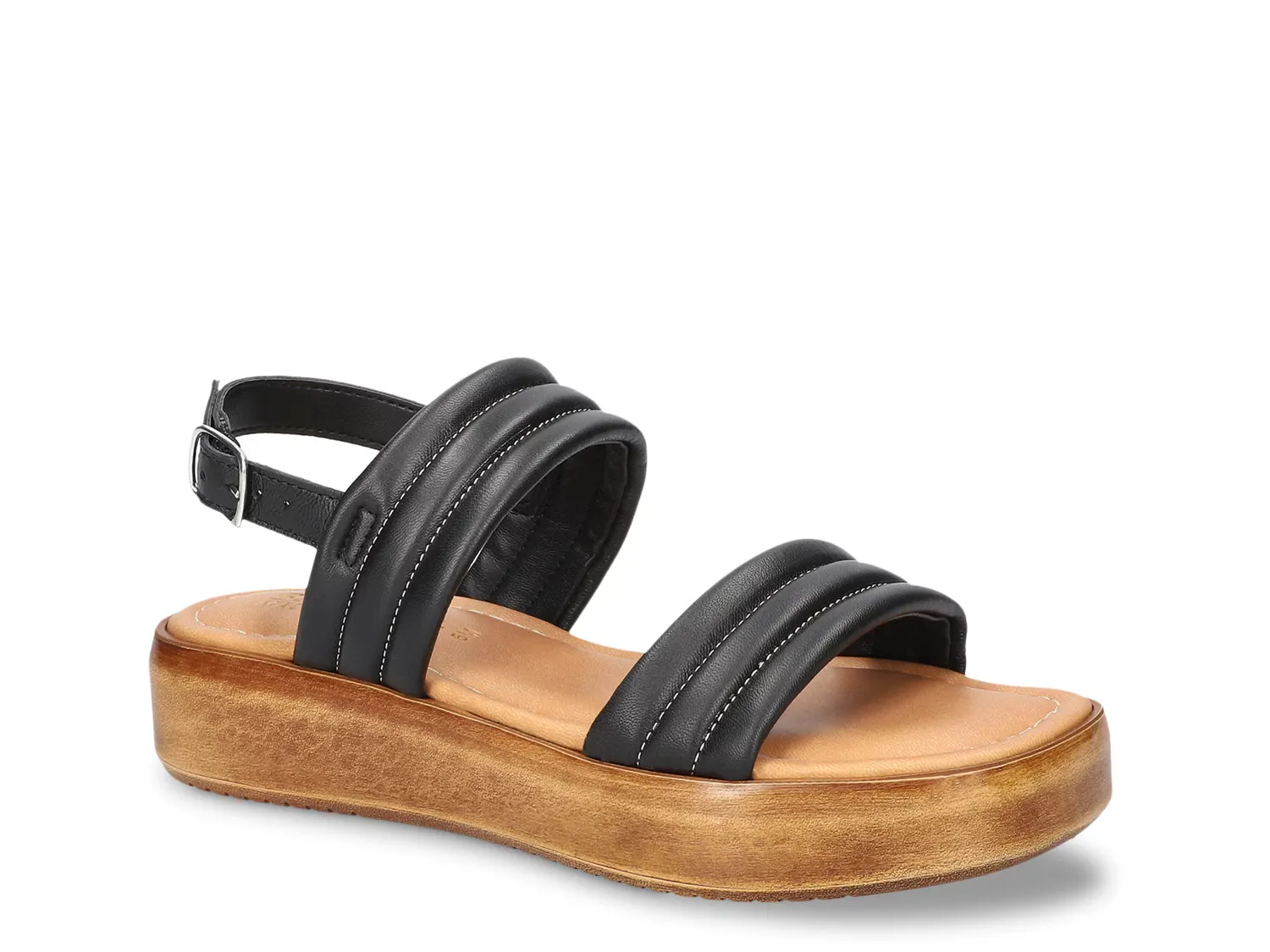 

Сандалии Ode Italy Puffy Wedge Sandal Bella Vita, черный