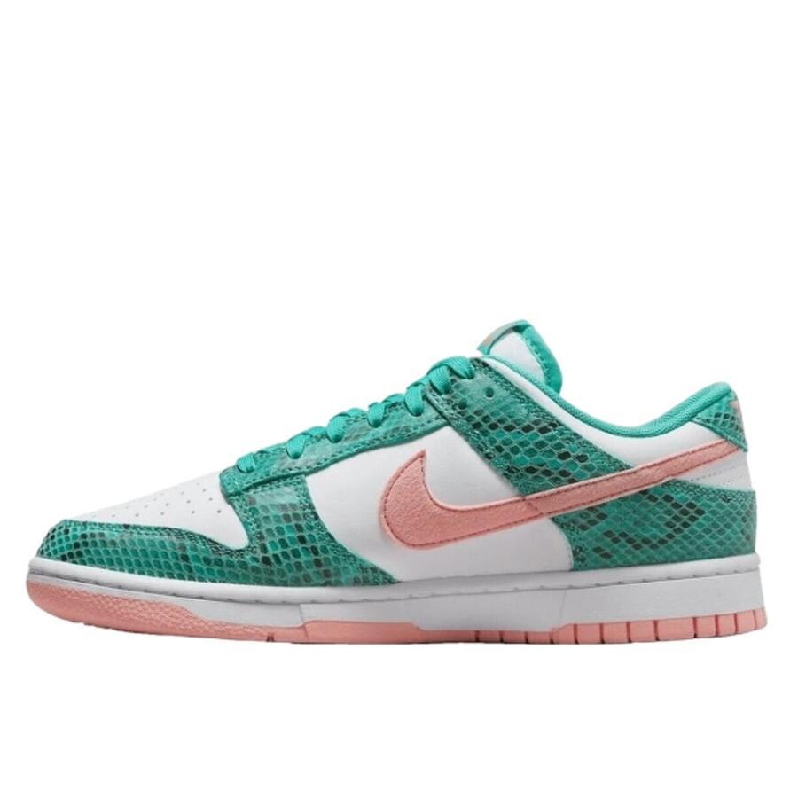 NIKE Ботинки Dunk Low Washed Teal Snakeskin