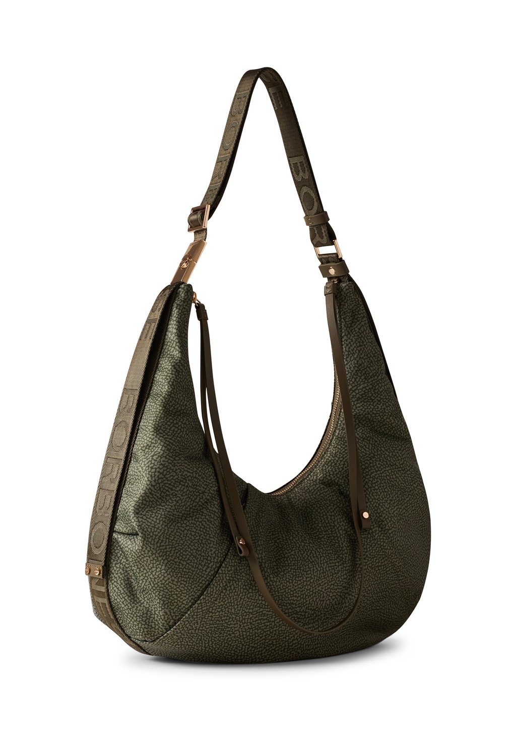 

Сумка FOLD HOBO MEDIUM Borbonese, темно-зеленый