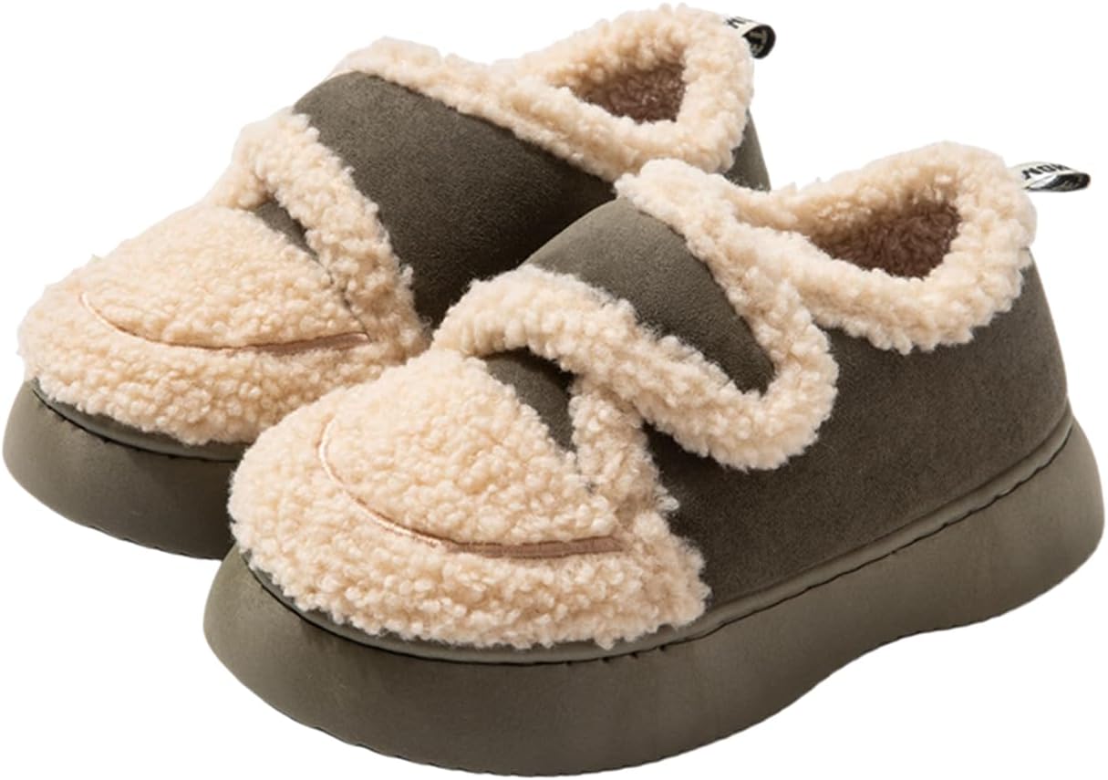 

Домашние тапочки Cliont для женщин и мужчин с мемори-пеной, удобные, теплые и нескользящие, зеленый