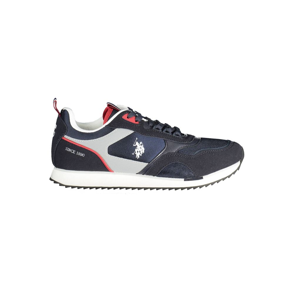

Синие кроссовки из полиэстера U.S. Polo Assn., синий