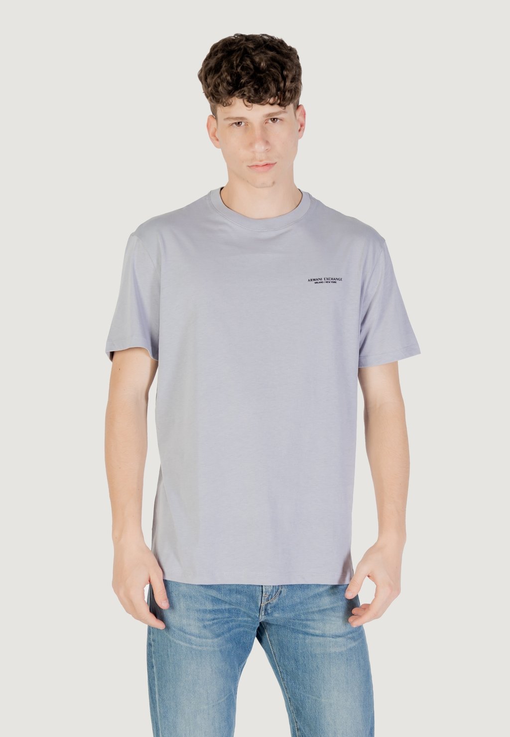 

Базовая футболка Armani Exchange, сиреневый