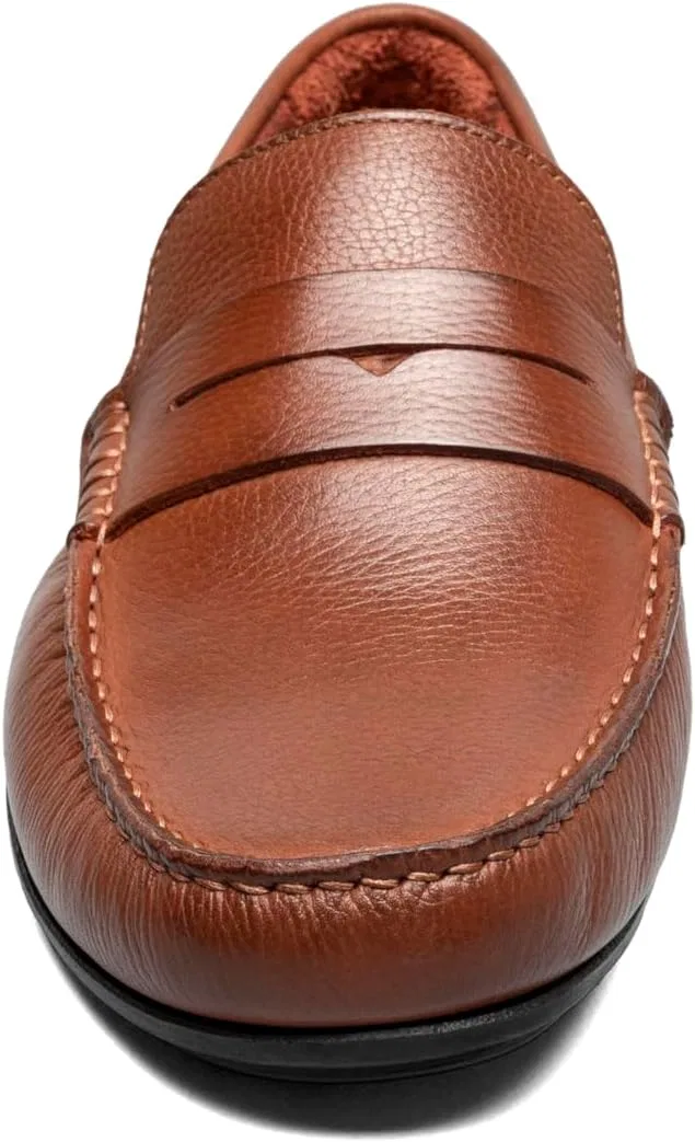 Мужские тапочки Florsheim Lago Penny Driver, 2-Cognac Milled — фото 2