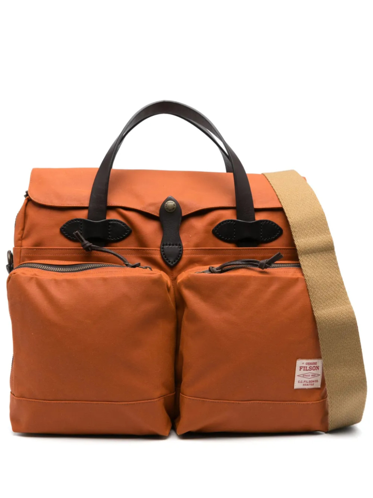 

Жестяной портфель 24-часового хранения Filson, оранжевый