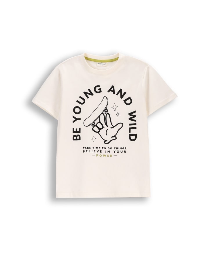 

Футболка Coccodrillo, экрю