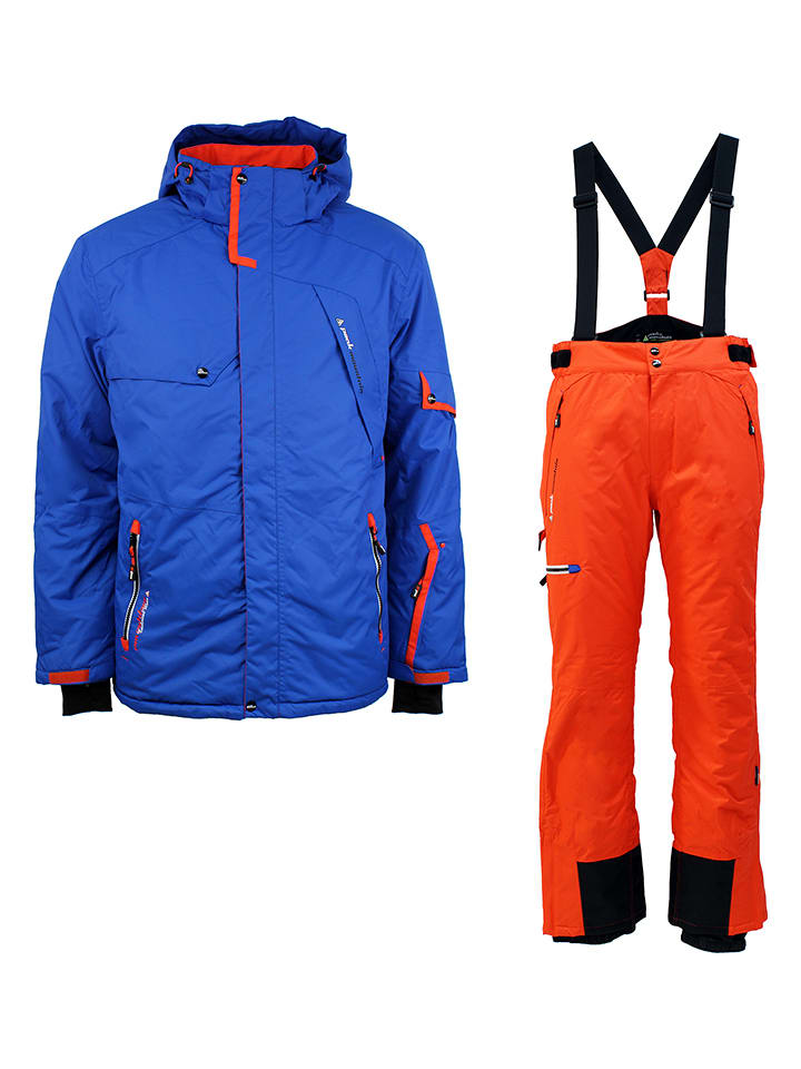 

Лыжная куртка Peak Mountain, цвет blau/orange