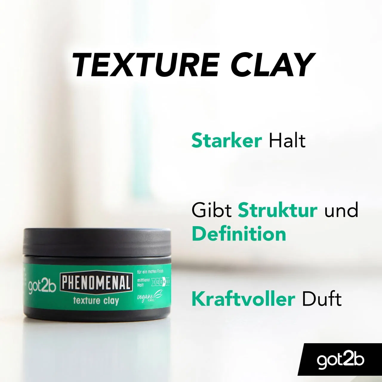 Текстурирующая глина для волос «Phenomenal Texture Clay» от got2b Schwarzkopf Got2B — фото 2