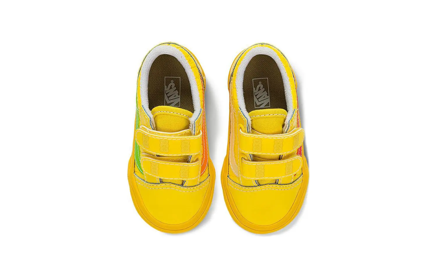 Кроссовки Vans Haribo X Old Skool V Toddler 'Goldbears', желтый — фото 4