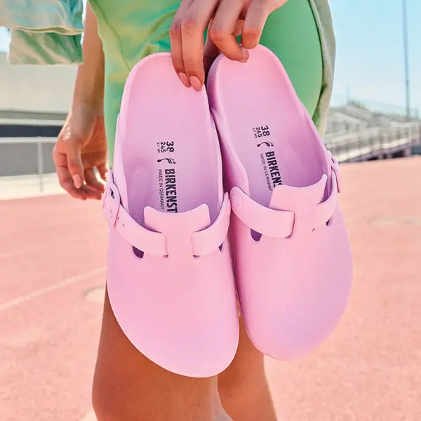 Женские сабо Birkenstock Boston из ЭВА, розовый — фото 2