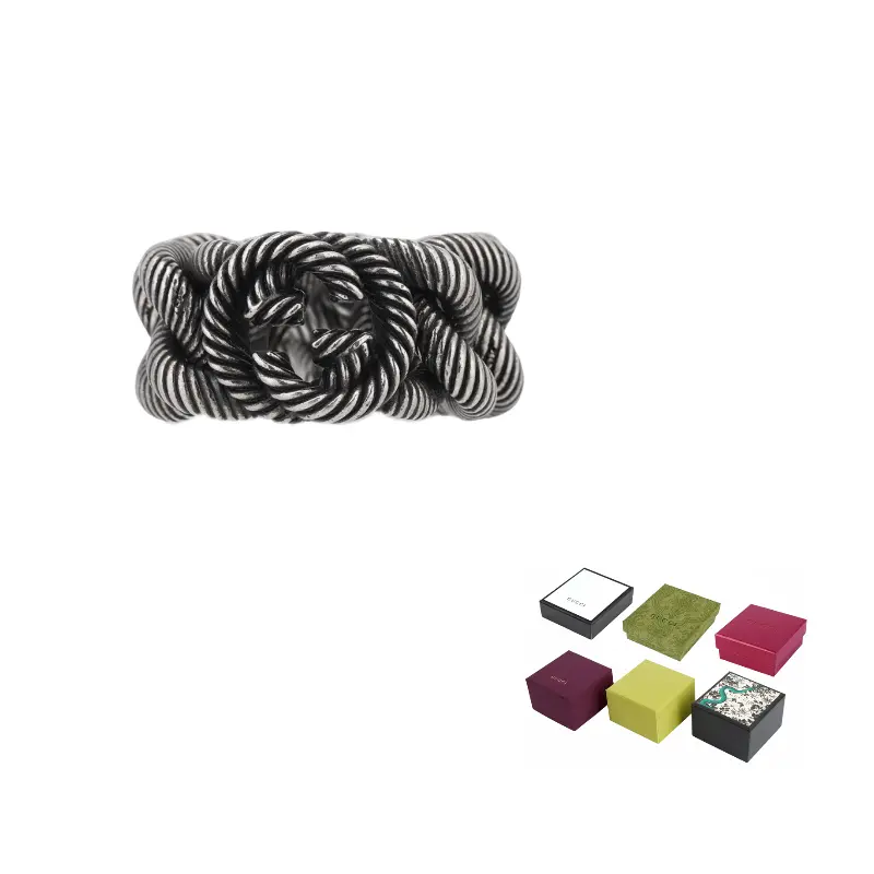 

GUCCI Кольцо из стерлингового серебра 925 пробы Unisex Silver