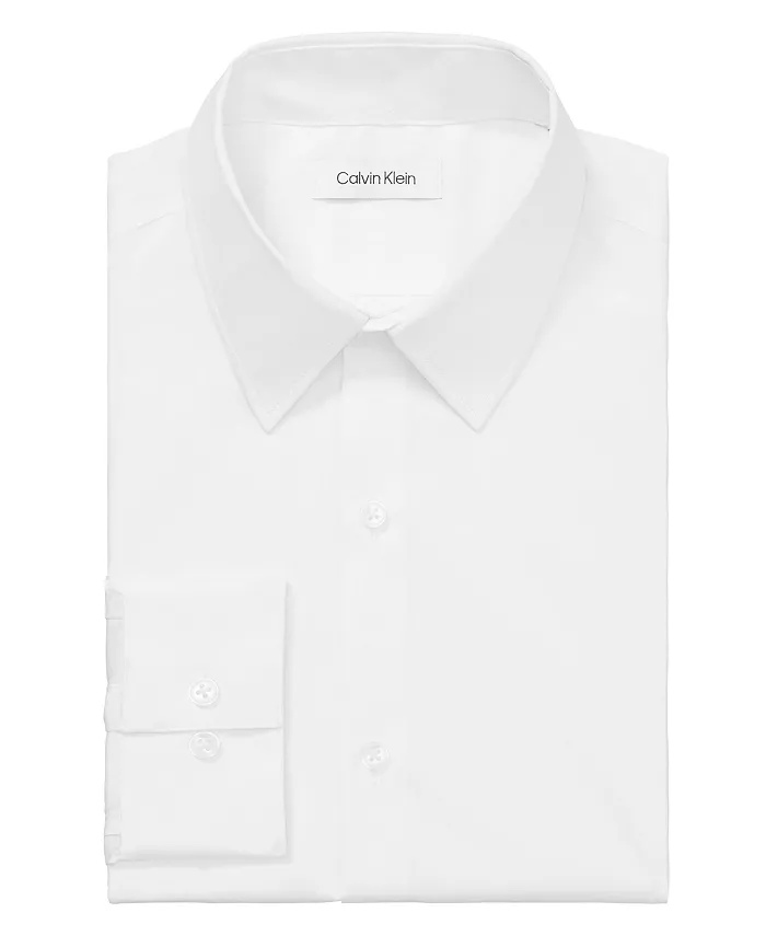 Мужская рубашка CK X Extra-Slim Stretch Calvin Klein, белый — фото 3