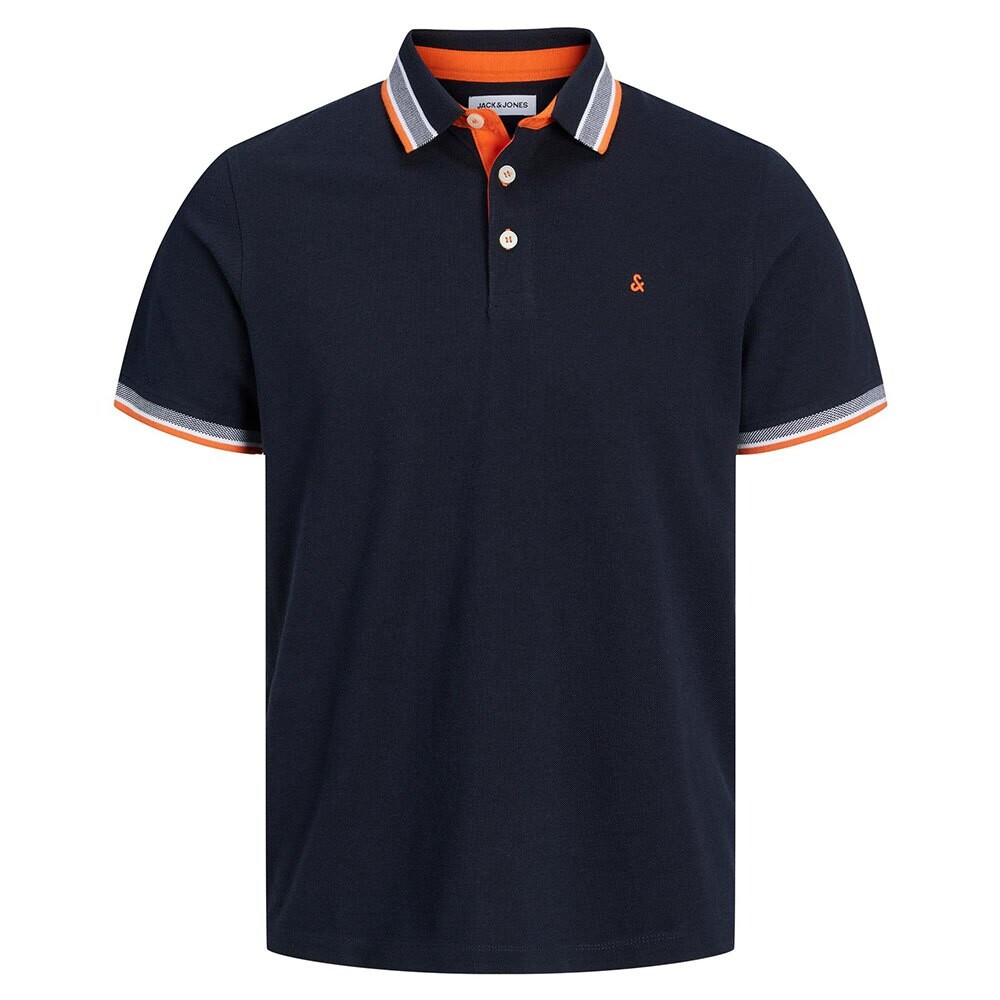 

Поло с коротким рукавом Jack & Jones Epaulos, черный
