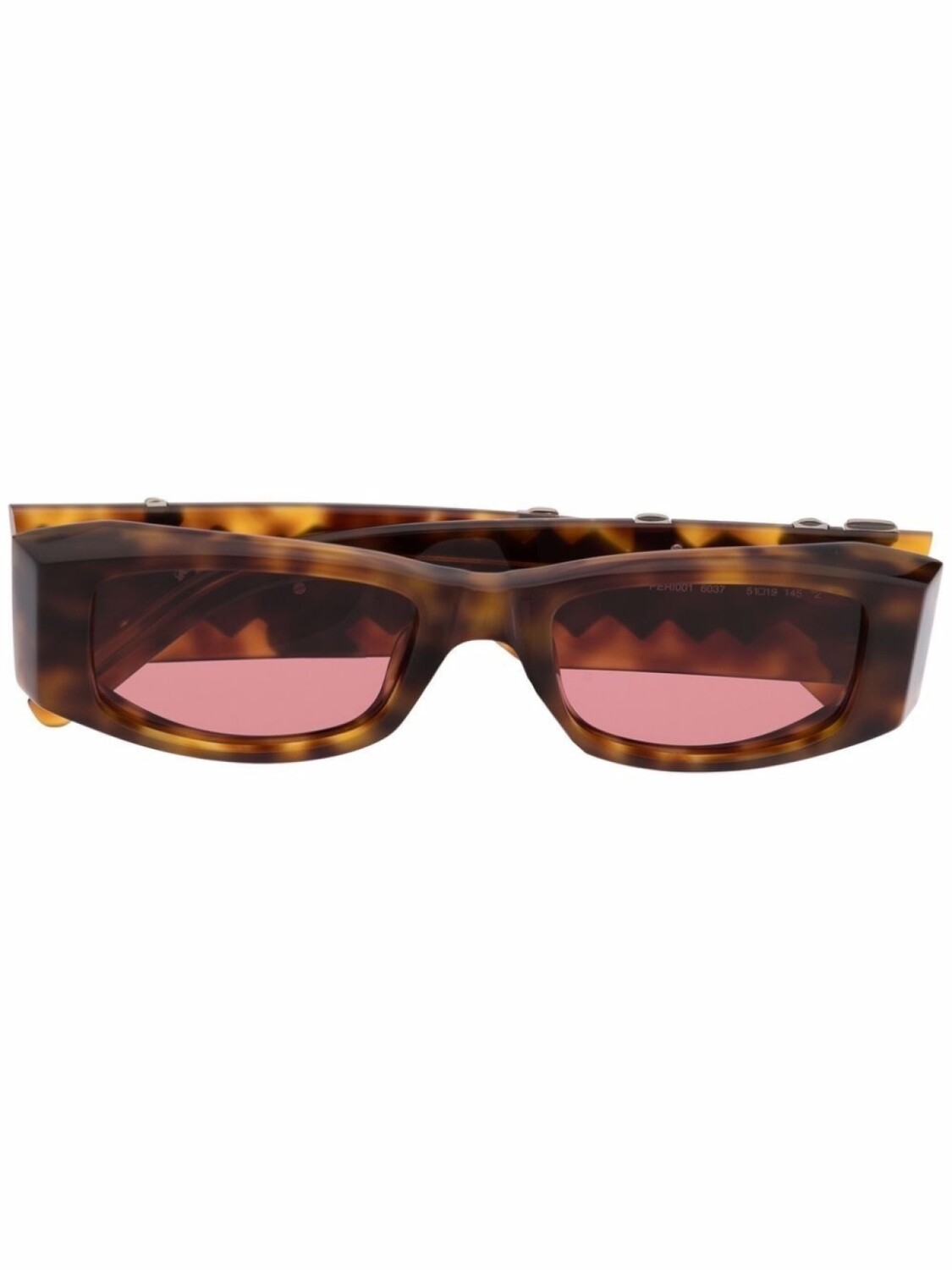 

Palm Angels Eyewear солнцезащитные очки Palm в прямоугольной оправе, коричневый