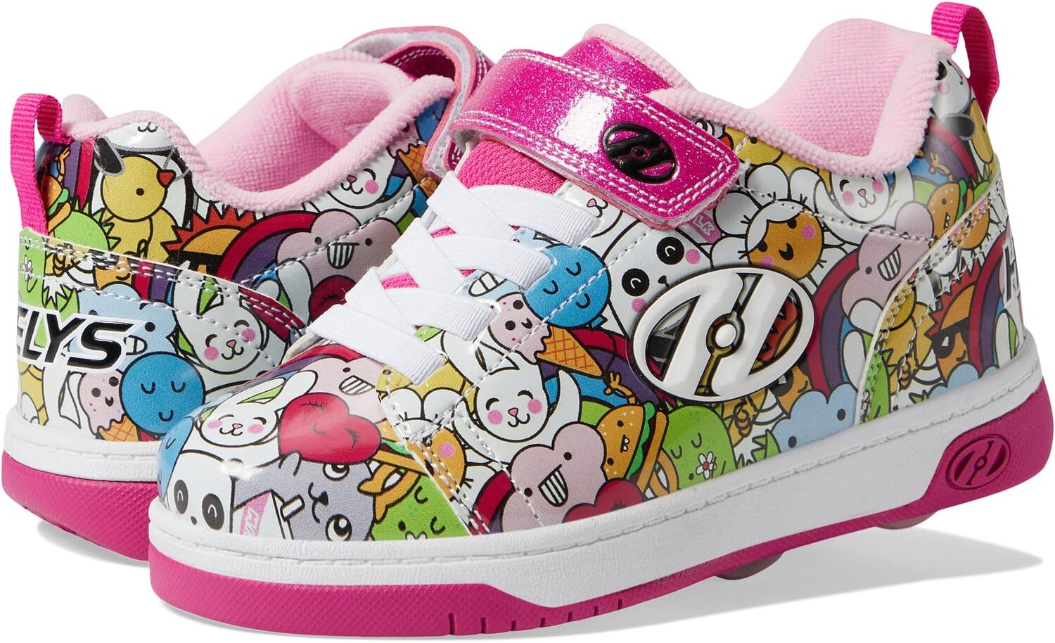 

Кроссовки Heelys Dual Up x2, цвет White/Pink/Multi