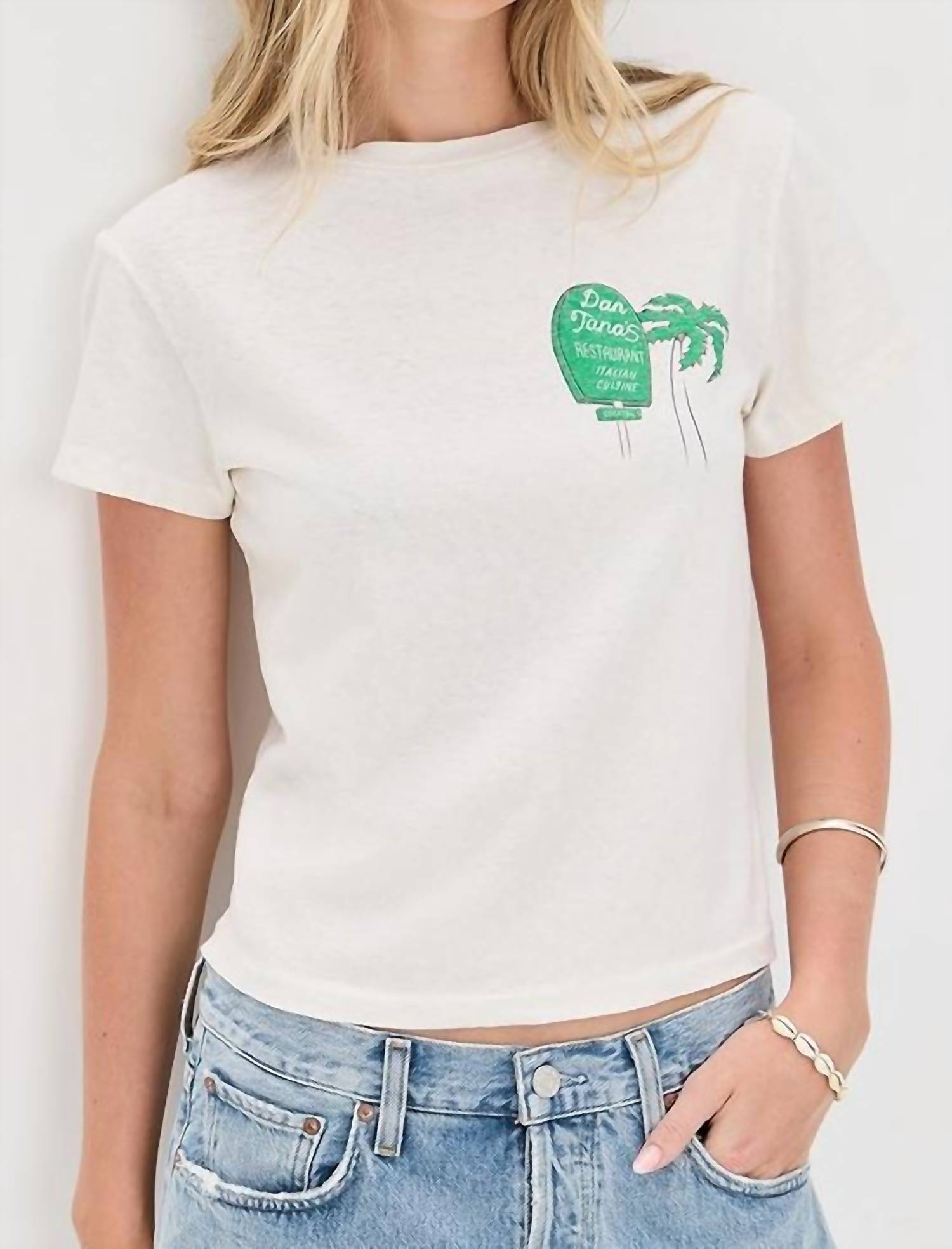 

Классическая футболка Dan Tana Sign белая REDONE