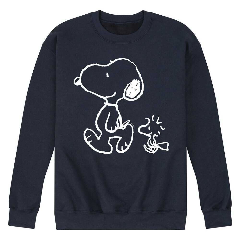 

Мужской флисовый свитшот Peanuts Snoopy Woodstock Licensed Character, темно-синий