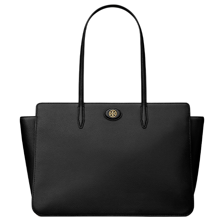 

TORY BURCH Сумка-шоппер Robinson Leather, сумка-шоппер, сумка через плечо, женская сумка-туба, черная