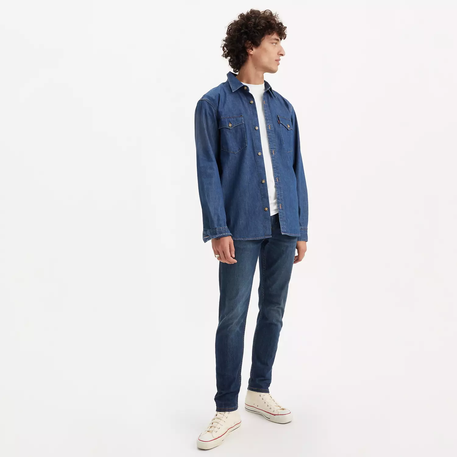

Джинсы мужские Levi's 512, красный