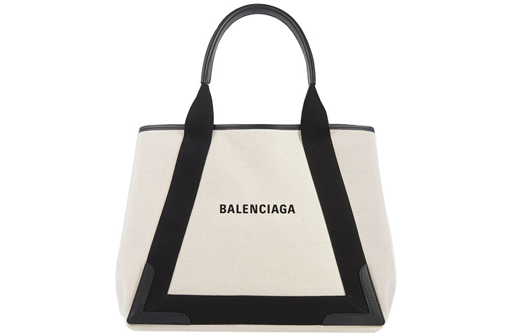 

Сумка-шопер среднего размера женская экрю/черный Balenciaga