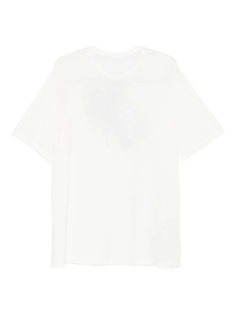 

Футболка с круглым вырезом Yohji Yamamoto, белый