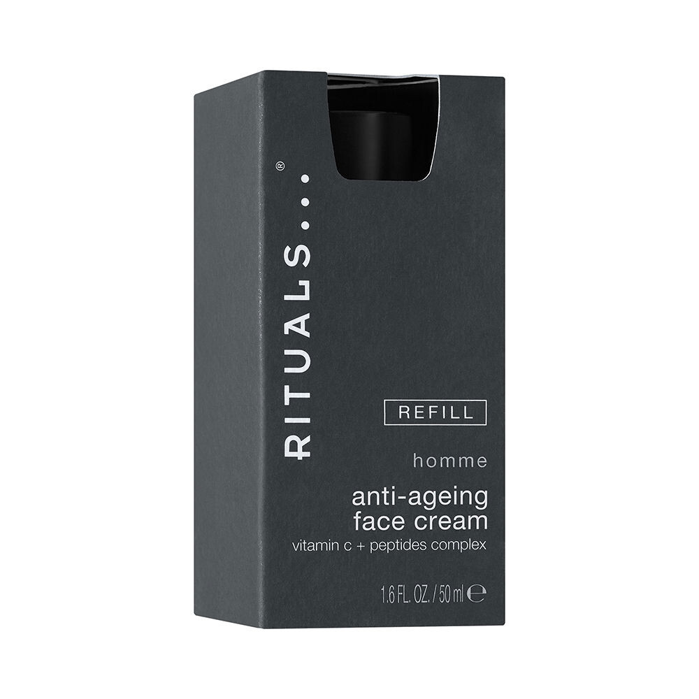 Крем для лица Rituals — Увлажняющий для ухода за лицом Homme anti-ageing face cream refill, 50 мл — фото 2