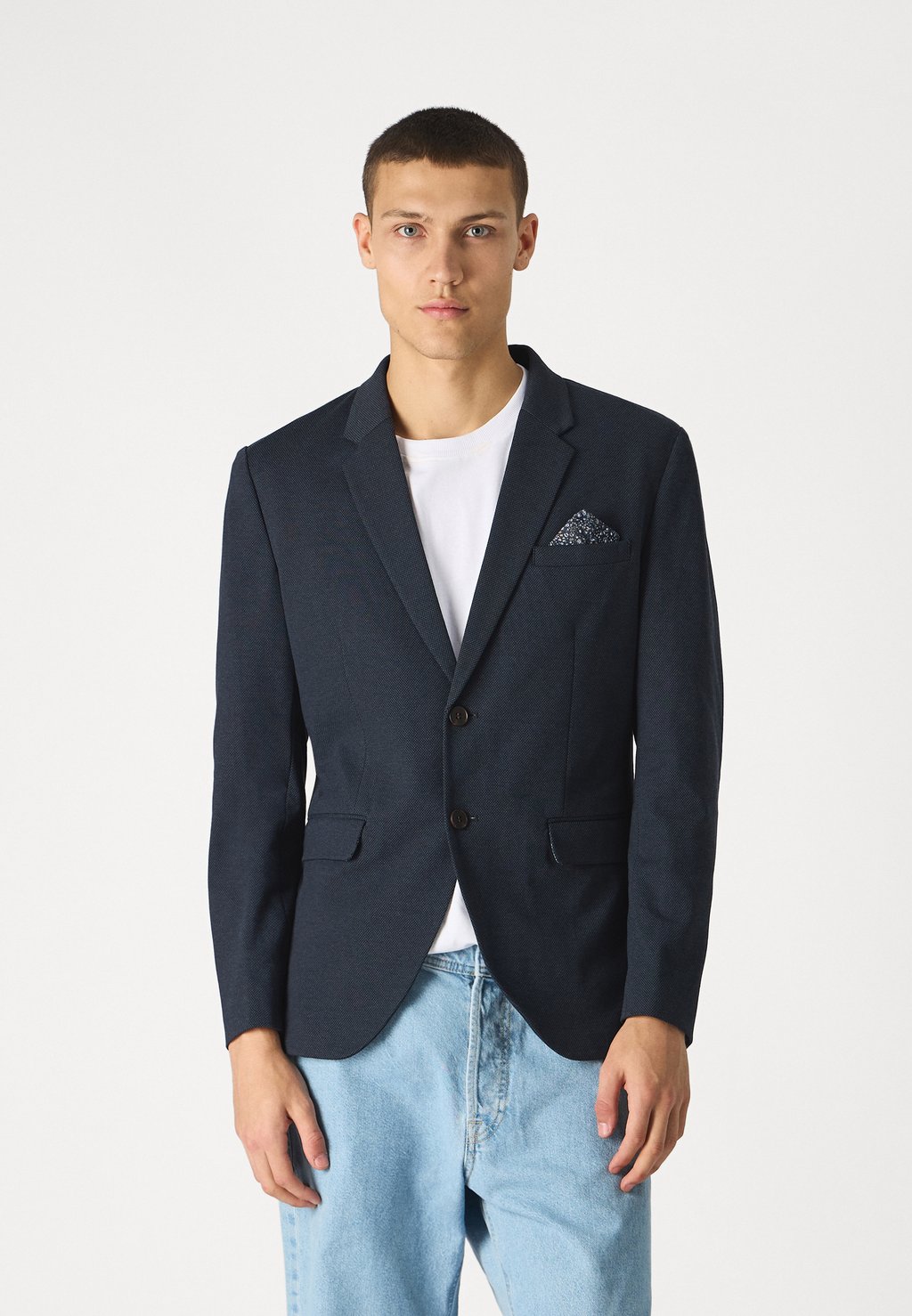 

Пиджак-блейзер PRESTON Jack & Jones PREMIUM, темно-синий