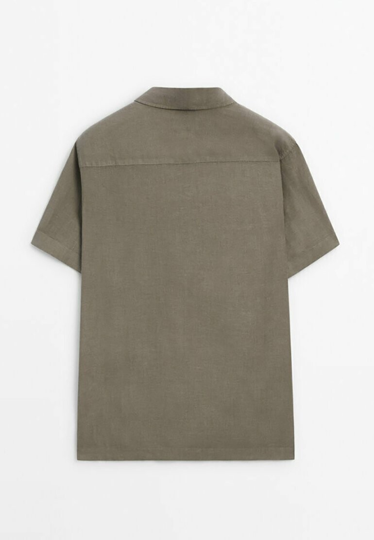 

Рубашка SHORT SLEEVES Massimo Dutti, хаки