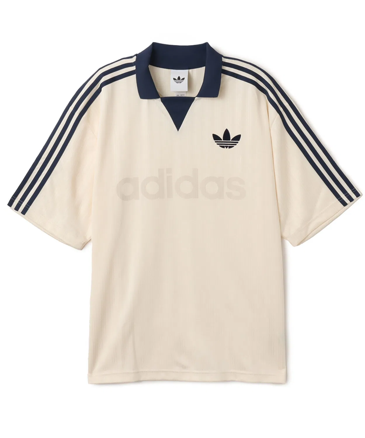 Футболка с воротником adidas Collared Goalie, белый — фото 4