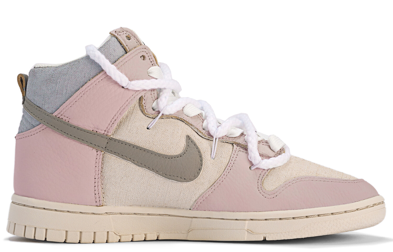 

Кроссовки Nike Dunk Skateboard Shoes Women's Mid-Top Pink/Gray