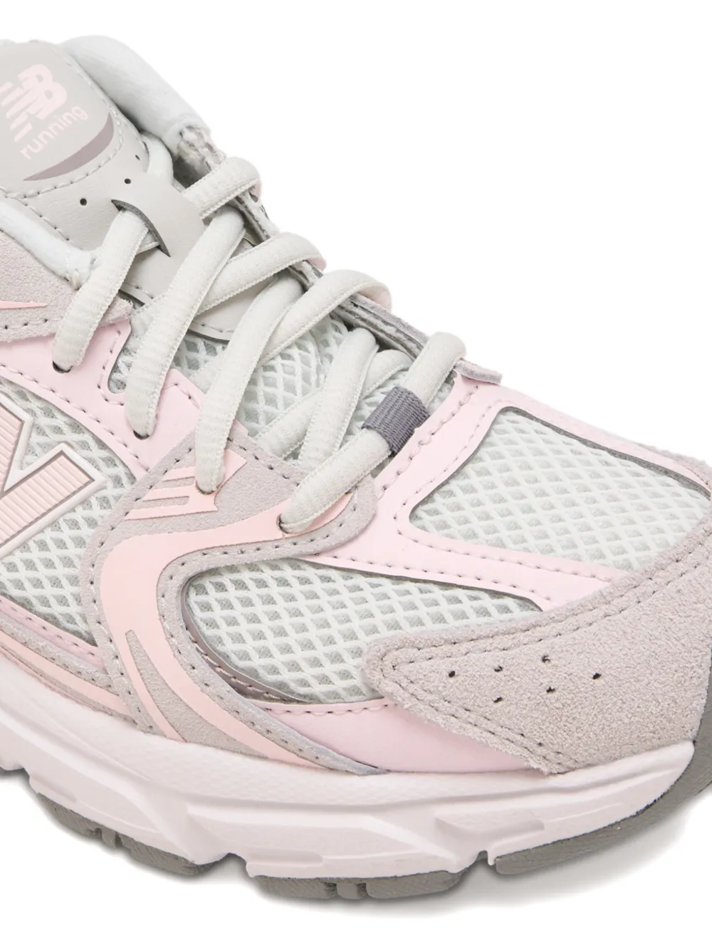 Кроссовки 530 с панелями и логотипом New Balance Kids, розовый — фото 4