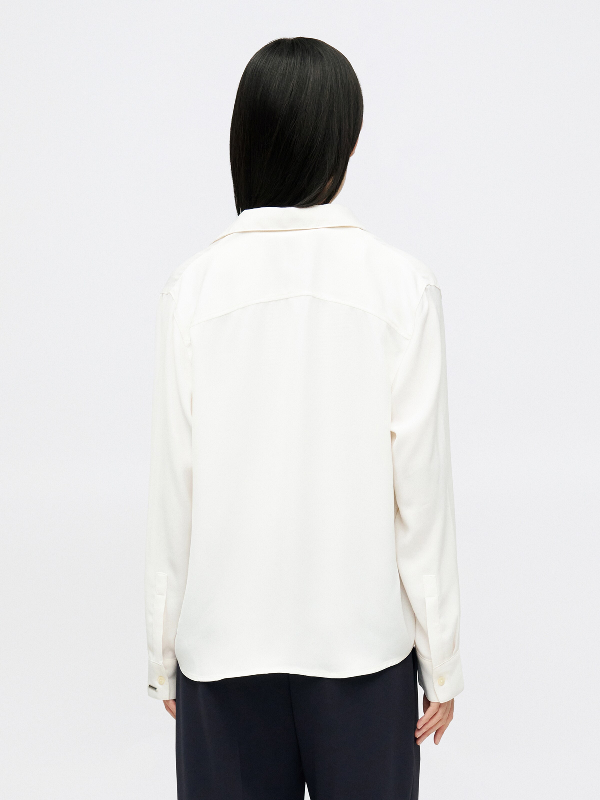 Calvin Klein Рубашка в цвете Off White — фото 3