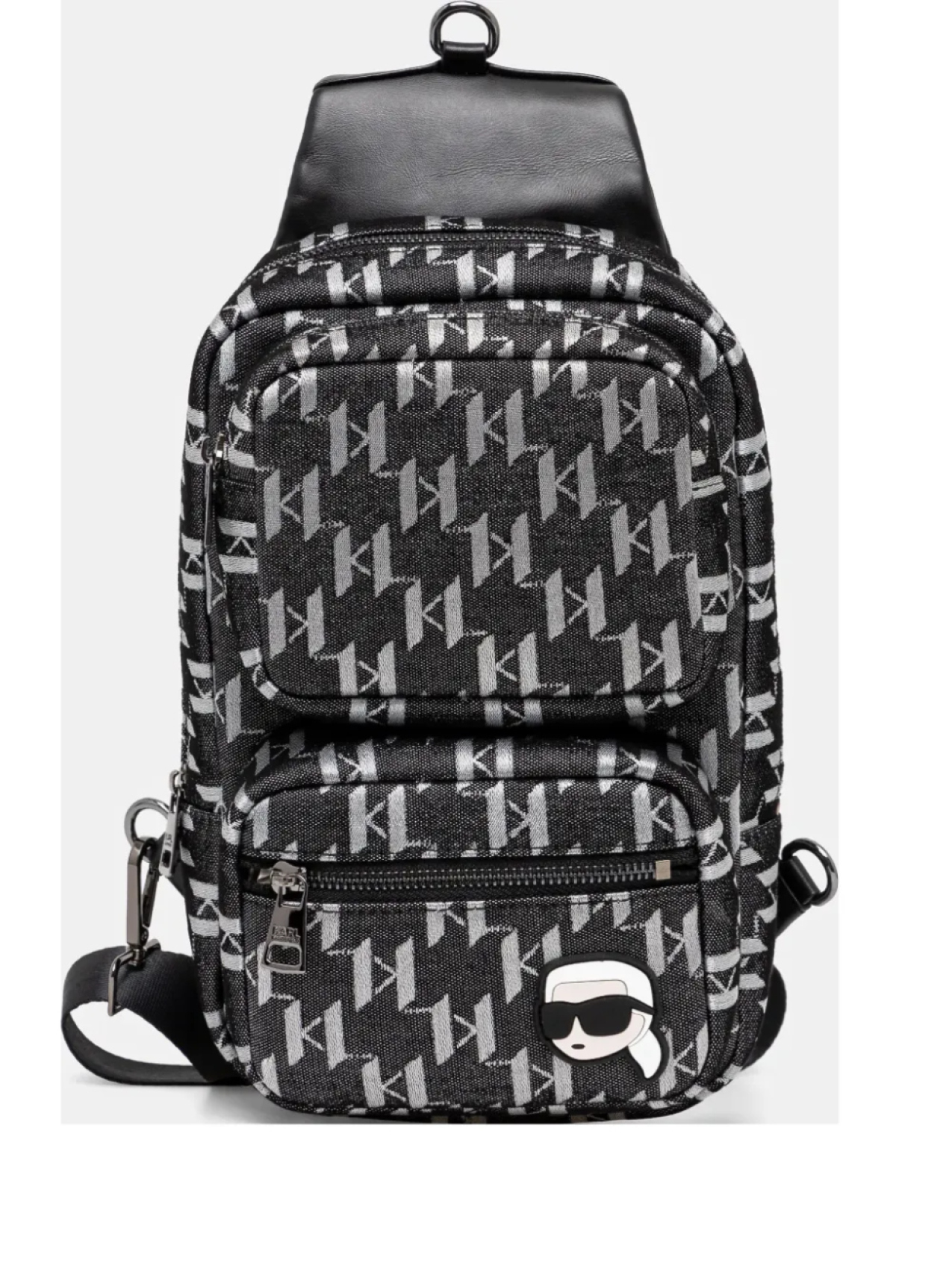 

Компактный рюкзак K/monogram Karl Lagerfeld, черный