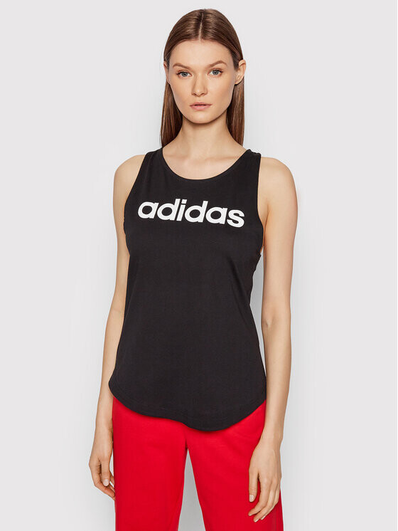 

Топ стандартного кроя Adidas, черный