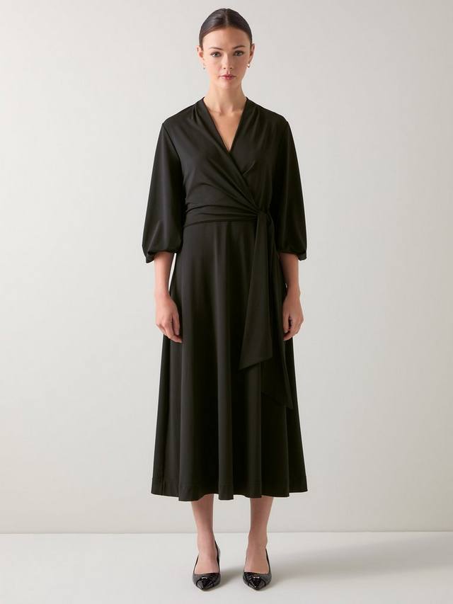 

Aiper платье-джерси миди L.K.Bennett, Black