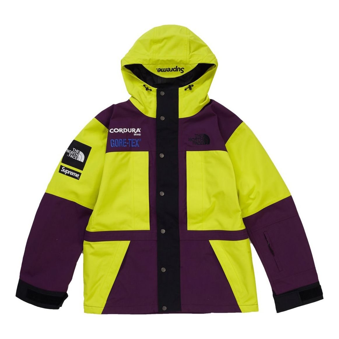 

Куртка Supreme FW18 The North Face Expedition Jacket Sulphur SUP-FW18-1016, желтый