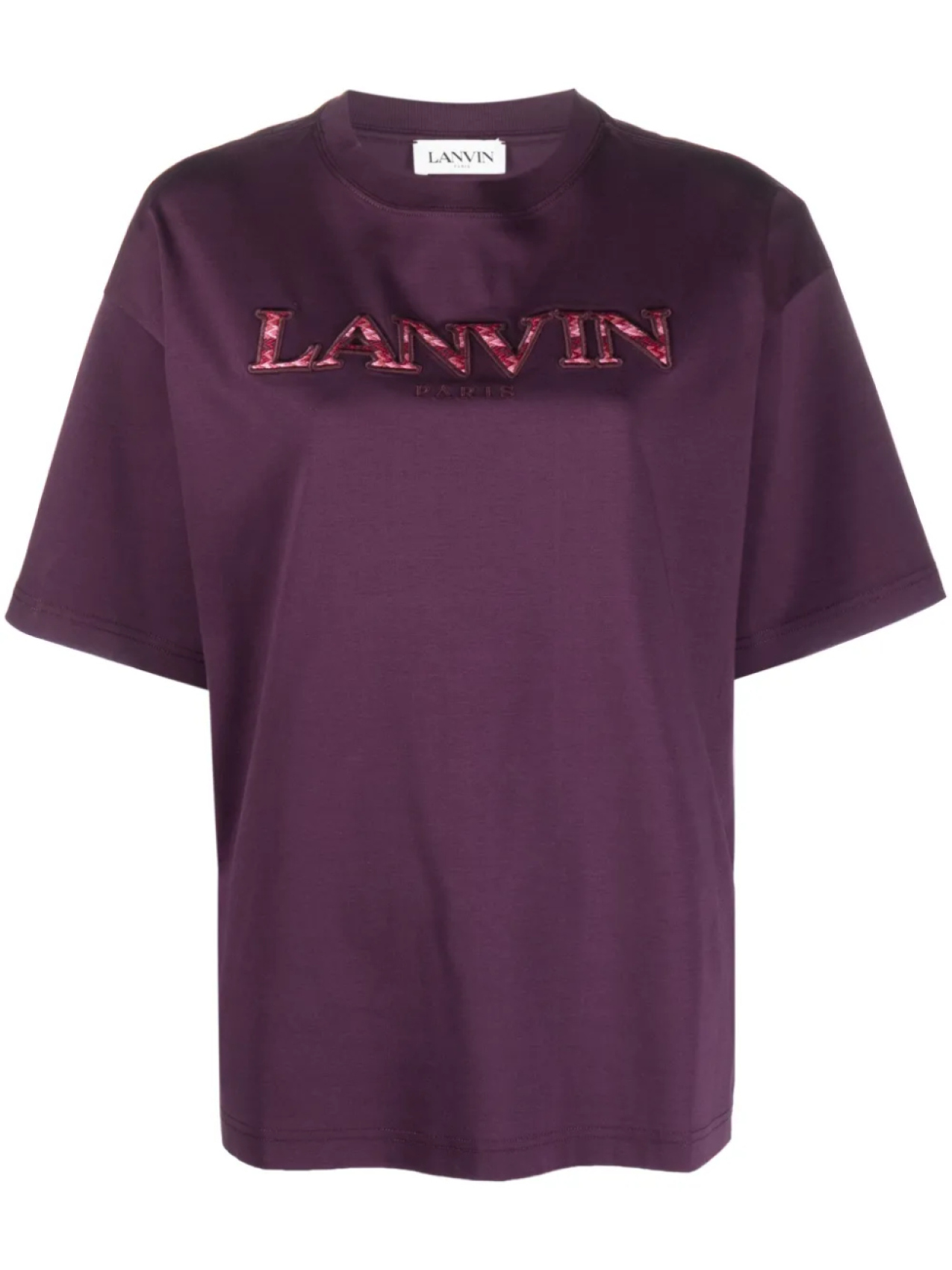 

Lanvin футболка с логотипом, фиолетовый